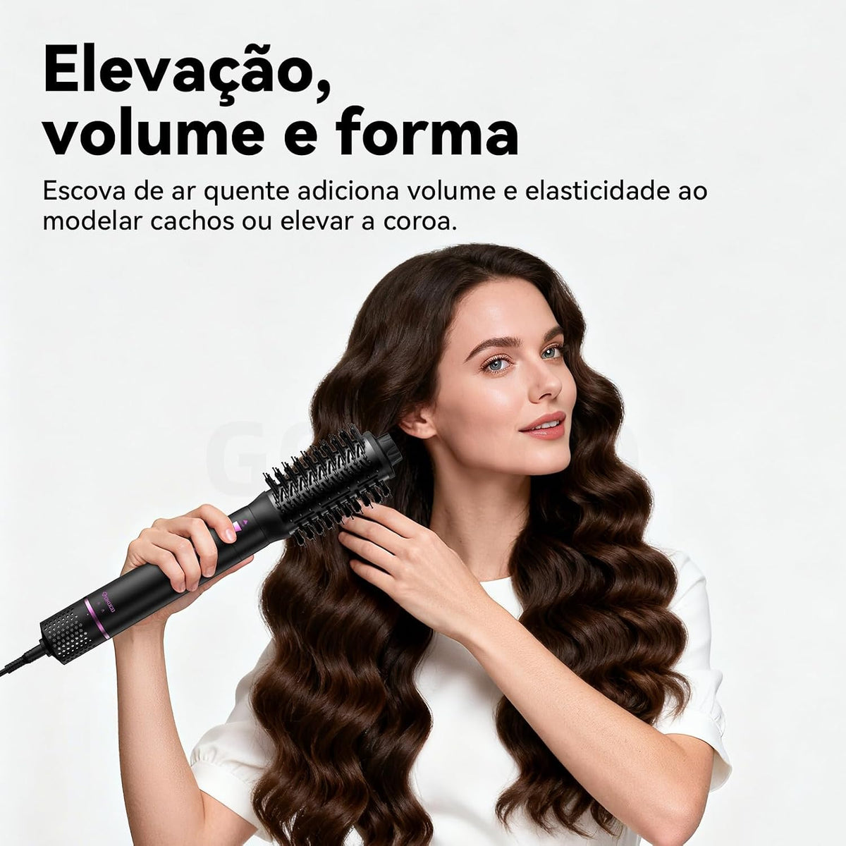 Escova Secadora e Modeladora 5 em 1 – 1300W Bivolt - Gokoco